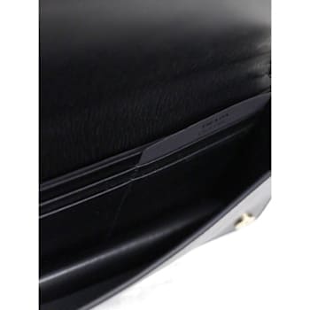 Prada Miniborse Black Vitello Move Leather Chain Crossbody