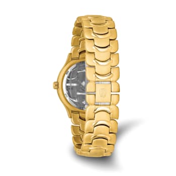 Mens Charles Hubert Gold-finish White Dial Watch