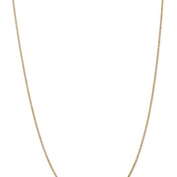14k Yellow Gold 1.3mm Box Chain 26"