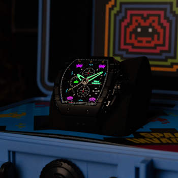 Nubeo Magellan Chronograph Space Invaders Black Stainless Steel Band
Limited Edition Watch