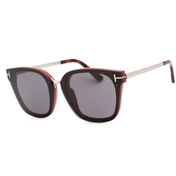 Tom Ford Shiny Bordeaux Frame / Smoke Lenses Sunglasses