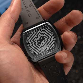 Nubeo Magellan Chronograph Space Invaders Black Stainless Steel Band
Limited Edition Watch