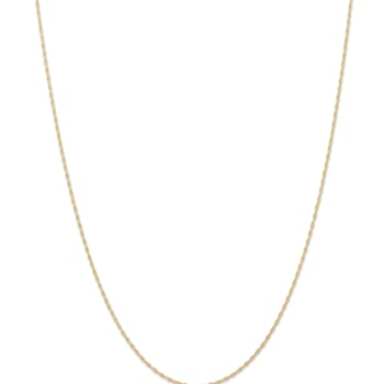 14k Yellow Gold 1.15mm Solid Cable 20 Inch Chain