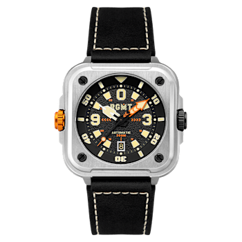 RGMT Pershing Black Dial White Bezel Black Stainless Steel Band
Automatic Watch