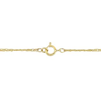 Pink Sapphire & Diamond 10K Yellow Gold Bracelet 1.07ctw