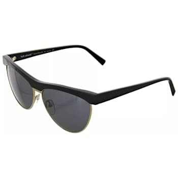 bob sdrunk-Lizzie-01 Black and Gold Tone Frame / Gray Lenses Sunglasses