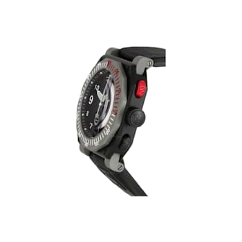 Zodiac Men's Iconic ZMX Black Rubber Watch