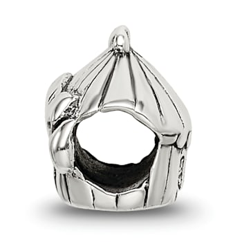 Sterling Silver Circus Tent Bead