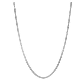 Sterling Silver 3mm Popcorn Chain Necklace