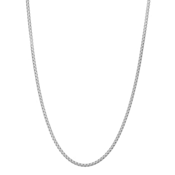 Sterling Silver 2.65mm Box Chain Necklace
