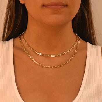The Paperclip Chain - 14k Gold Plated