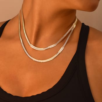 The Two Tone Herringbone Chain