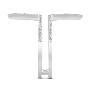 Sterling Silver Diamond 0.25Ctw Ring