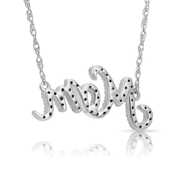 Diamond 0.25Ctw Sterling Silver Pendant With Chain