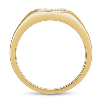 14K Yellow Gold Diamond Ring 0.50Ctw