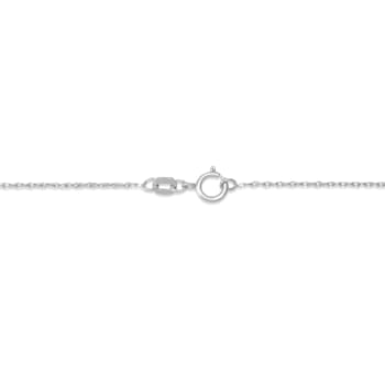 Diamond 0.33Ctw Sterling Silver Pendant With Chain