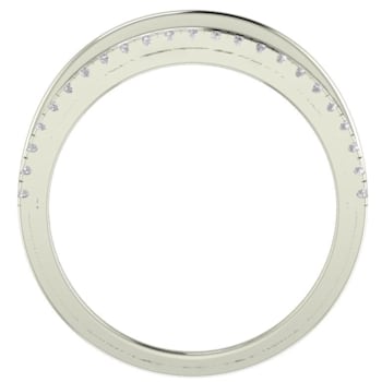 Sterling Silver Diamond 0.33Ctw Ring