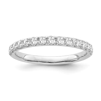 10K White Gold Diamond Ring 0.50Ctw