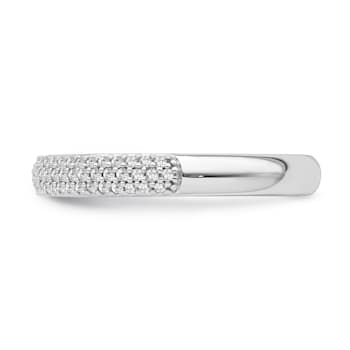 10K White Gold Diamond Ring 0.33Ctw