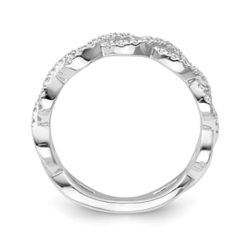 10K White Gold Diamond Ring 0.50Ctw