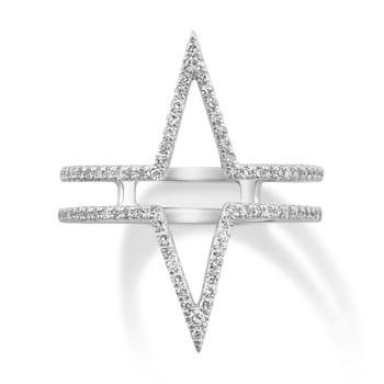 Sterling Silver Diamond 0.25Ctw Ring