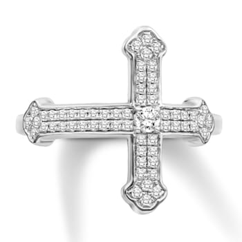 Sterling Silver Diamond 0.33Ctw Ring