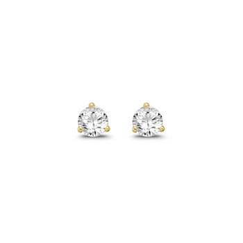 Diamond 0.25Ctw 14k Yellow Gold Earrings