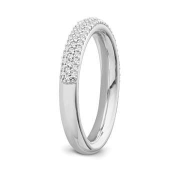 10K White Gold Diamond Ring 0.33Ctw