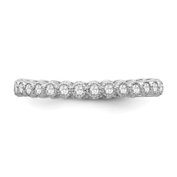 10K White Gold Diamond Ring 0.20Ctw