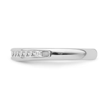10K White Gold Diamond Ring 0.25Ctw