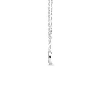 Diamond 0.20Ctw Sterling Silver Pendant With Chain