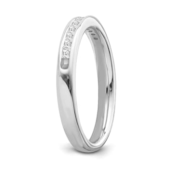 10K White Gold Diamond Ring 0.25Ctw