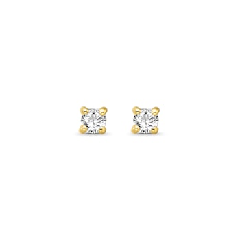Diamond 0.40Ctw 14k Yellow Gold Earrings