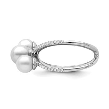 Sterling Silver Diamond 0.16Ctw Ring