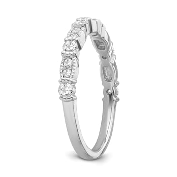 10K White Gold Diamond Ring 0.33Ctw