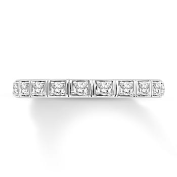 Sterling Silver Diamond 0.50Ctw Ring