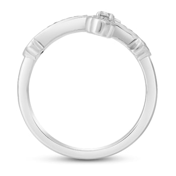 Sterling Silver Diamond 0.33Ctw Ring