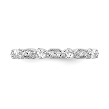10K White Gold Diamond Ring 0.33Ctw