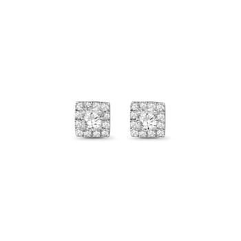 Diamond 0.16Ctw Sterling Silver Earring