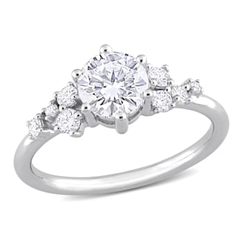 1 1/4 CT TGW Lab Grown Diamond Engagement Ring in 14K White Gold