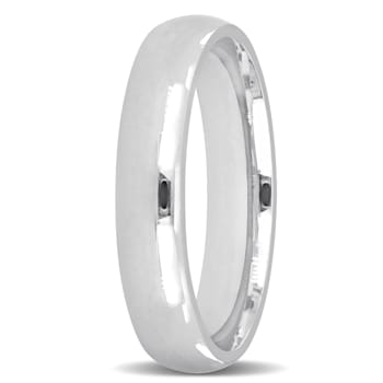 Men's 4.5mm Comfort Fit Wedding Band in 14K White Gold