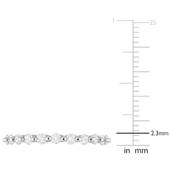 1 CT TW Diamond Eternity Ring in Platinum