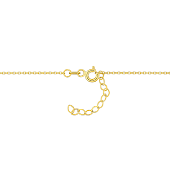 3/4 CT TGW Ruby Necklace in 10K Yellow Gold