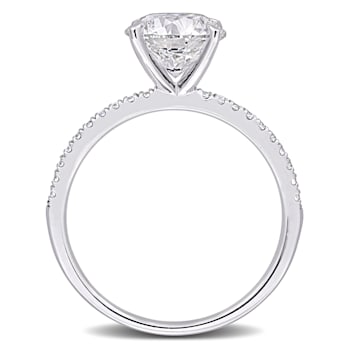 2 1/6 CT TW Lab-Grown Diamond Engagement Ring in 14K White Gold