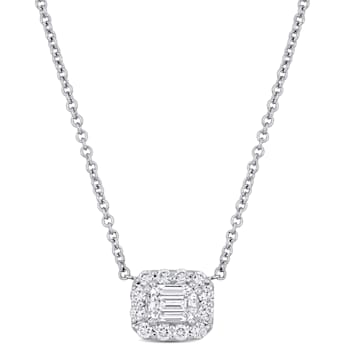 3/4 CT TW Diamond Necklace in Platinum