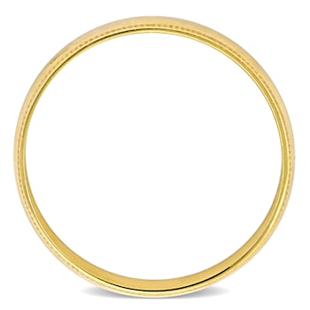 Ladies 6mm Polished Finish Wedding Band in 10K Yellow Gold