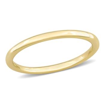 Ladies Wedding Band in 10K Yellow Gold