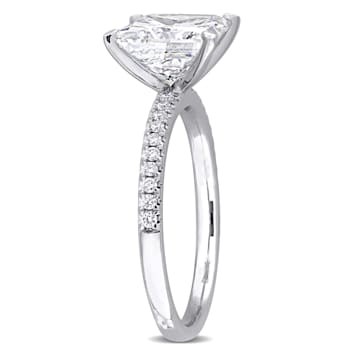3 1/6 CT TW Lab-Grown Diamond Engagement Ring in 14K White Gold