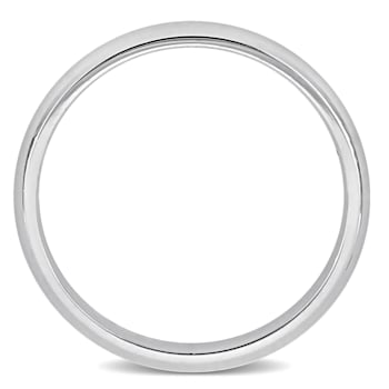 Ladies 2.5mm Comfort Fit Wedding Band in 14K White Gold