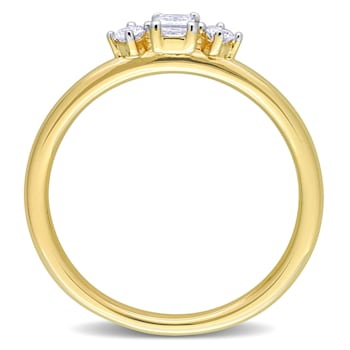 1/4 CT TW Diamond Ring in 14K Yellow Gold